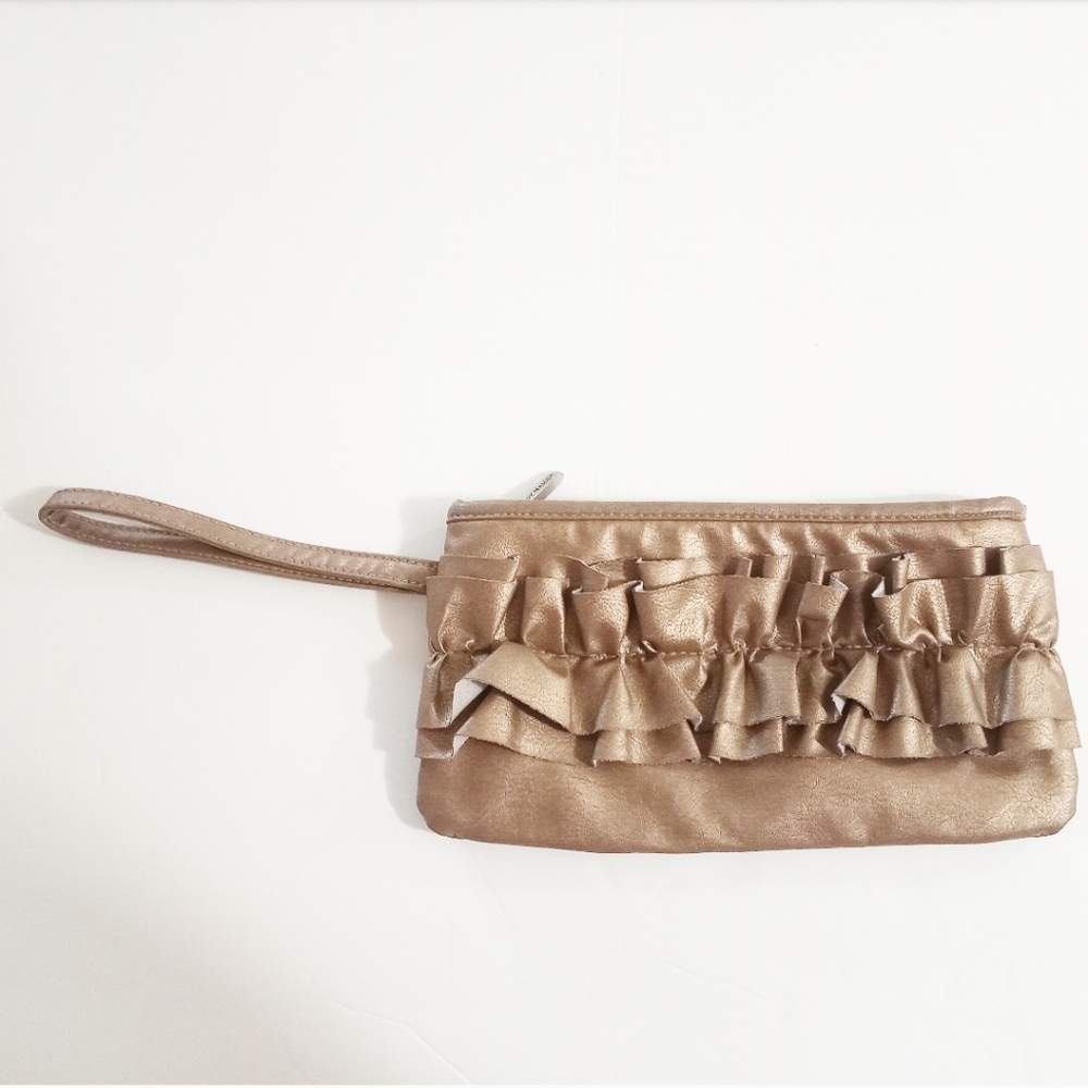 Steve Madden Gold Clutch / Purse